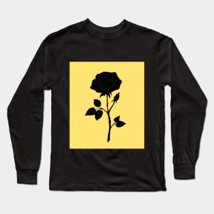 black rose Long Sleeve T-Shirt